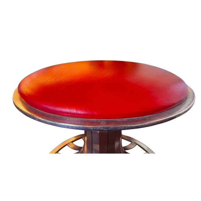 1960s 1960s Herbert Saiger for Lee L. Woodard Sons "Hourglass" Stools in Slatted Aluminum — Texas Tech University For Sale - Image 5 of 10