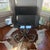 Wonderful and very rare Giotto Stoppino 70’s chrome and smoked glass dining table. A few small scratches on the glass and...
