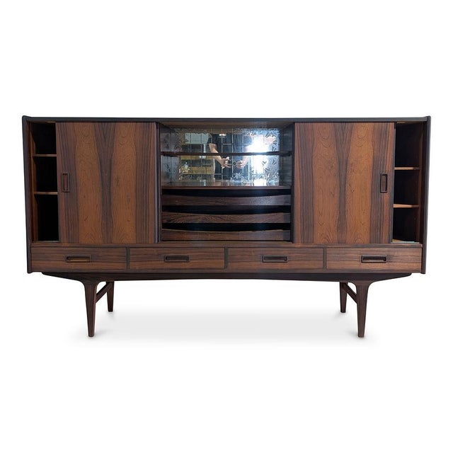 Vintage Danish made in the 1950's and recently refurbished in our Red Hook workshop Dimensions 44.5" H 79" L and 17.5" D...