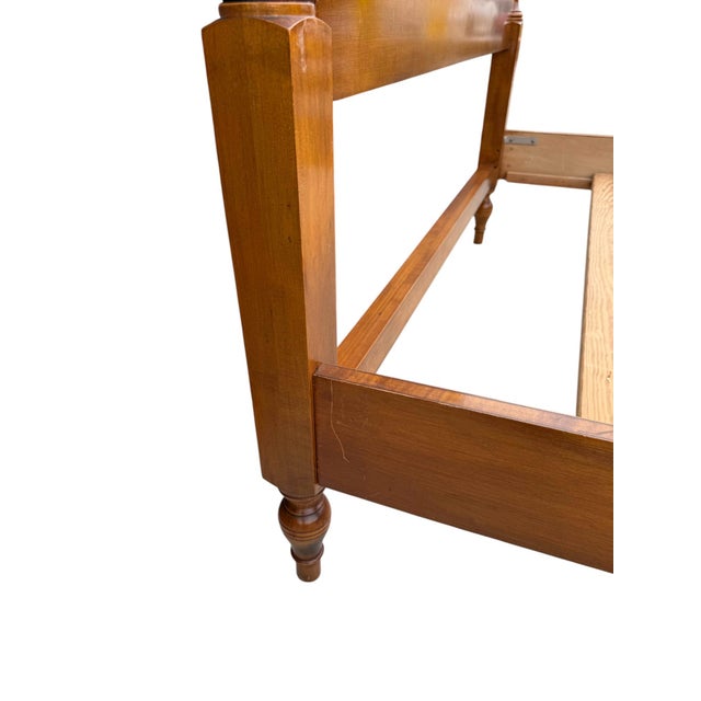 Brown Baker Furniture Full Size Four Poster Bedframe For Sale - Image 8 of 10