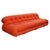 Soriana Orange Fabric Three-Seater Sofa by Tobia Scarpa for Cassina For Sale - Image 12 of 12