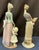 Late 20th Century Lladro Duo: Mother & Child (#4575), Lady with Umbrella & Girl (#1353) - A Pair For Sale - Image 10 of 11