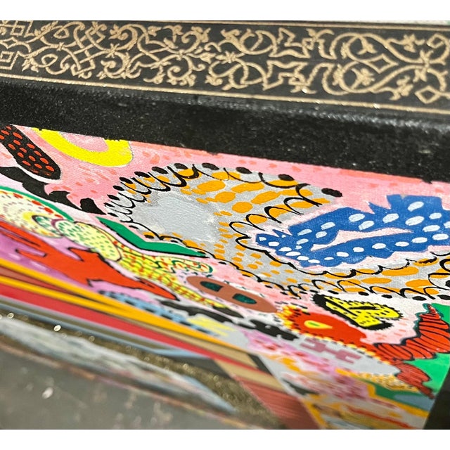 Miriam Schapiro, Large Mixed Media Collage Painting Great Jewish Feminist Artist Miriam Schapiro, 2002 For Sale - Image 13 of 13