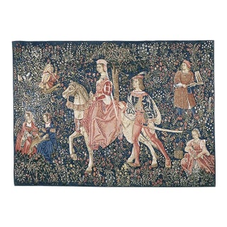 La Noble Amazone Silkscreen Tapestry - 139 X 194 Cm (4'7" X 6'4") - Requires Rod Size 5 For Sale