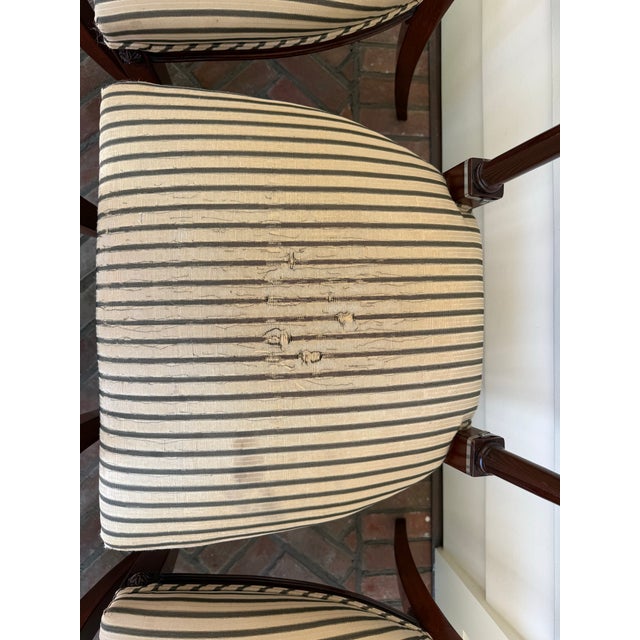 Vintage Cane Back Dining Chairs For Sale - Image 9 of 12