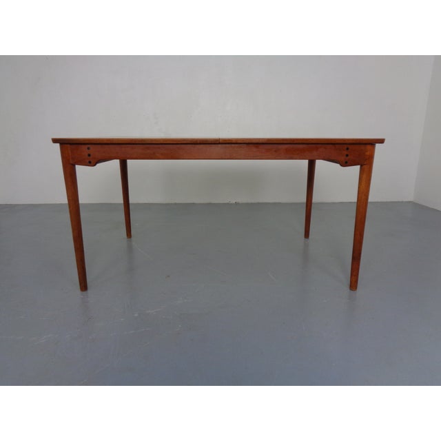 Finn Juhl Extandable Teak Model B065 Dining Table by Finn Juhl for Bovirke, Denmark, 1950s For Sale - Image 4 of 18