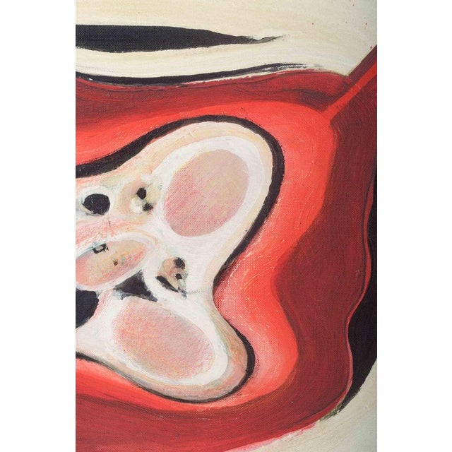 Uno Svensson, Abstract Composition, 1967, Oil on Canvas For Sale - Image 3 of 6