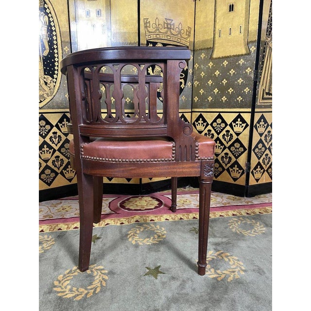 Louis XVI Office Armchair For Sale - Image 6 of 8
