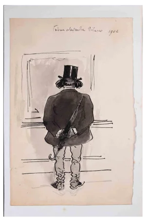 Le Prince Alexandre Bibesco, Original Drawing, Early 20th-Century