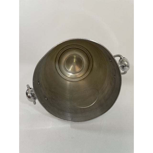 Silver 1970s French Domaine Chandon Champagne Ice Bucket by Argit For Sale - Image 8 of 15