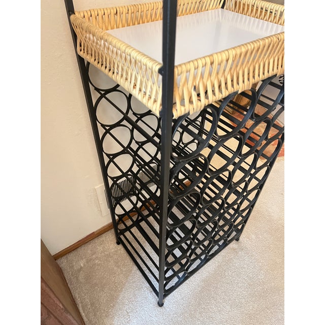 Arthur Umanoff Mid 20th Century Wine Rack Mid Century Modern in the Style of Arthur Umanoff For Sale - Image 4 of 8