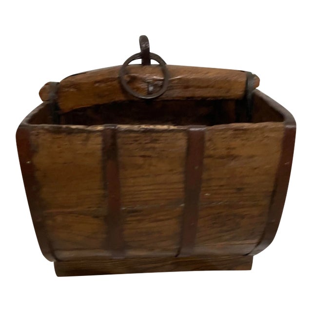Chinese Rice or Grain Measuring Basket For Sale