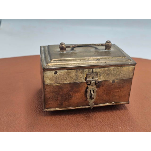 Metal Art Deco Brass Betel Nut Box, 1920s For Sale - Image 7 of 7