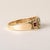 Late 19th Century Victorian 15k Gold Seed Pearl and Ruby Ring Band, Size 7.75 For Sale - Image 4 of 7