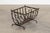 Metal Mid-Century English Brutalist Wrought Iron Log Basket, 1960 For Sale - Image 7 of 13