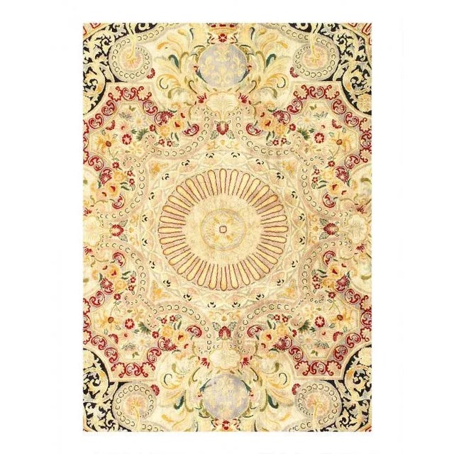 This is a hand-knotted Savannerie Design rug by Pasargad DC, Hand-Spun Wool Rug All naturally Dyed. This rug is handmade...