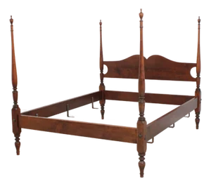Bench Made Custom Cherry Queen Size Country Poster Bed