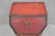 Antique British Colonial Red Painted Wooden Store Tea Coffee Bin W/ Asian Symbol For Sale - Image 4 of 17