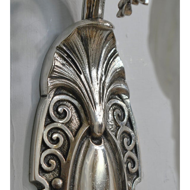 1920s French Art Deco Wall Sconce by Léon Hugue & Charles Schneider 1930 France - A Pair For Sale - Image 5 of 11