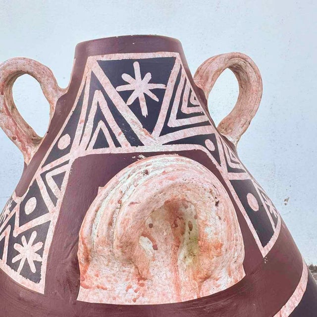 Vintage Ceramic Vase For Sale - Image 3 of 8