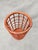 This is a unique rare red colored bamboo umbrella stand by Franco Albini. This would be great in any room, especially a...