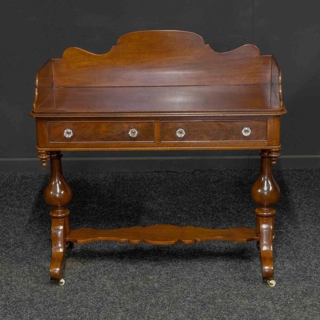 Wood Mid-Victorian Mahogany Washstand For Sale - Image 7 of 10