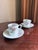 Ceramic Mid 20th Century, Victorian Revival, French Limoges Floral Demitasse Cup and Saucer Set - 4 pcs For Sale - Image 7 of 8