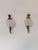 Brass 1960s Italian Murano Glass Sconces Wall Lights in Glass Brass For Sale - Image 8 of 9