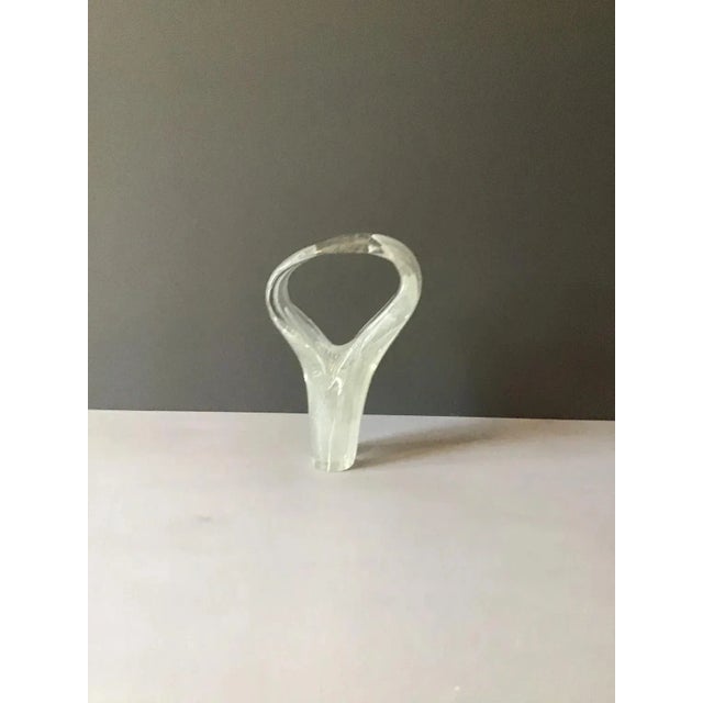Vintage Modern Glass Sculpture For Sale - Image 10 of 11