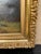 Wood Antique Country Landscape With Three Ladies in a Carved Giltwood Frame For Sale - Image 7 of 17