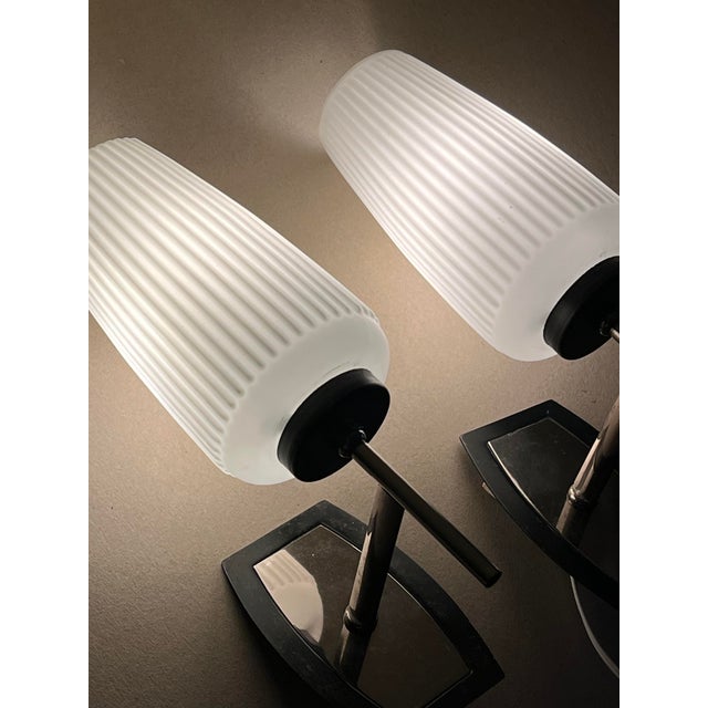 Mid-Century Modern Italian Wall Lights, 1970s, Set of 2 For Sale - Image 4 of 12