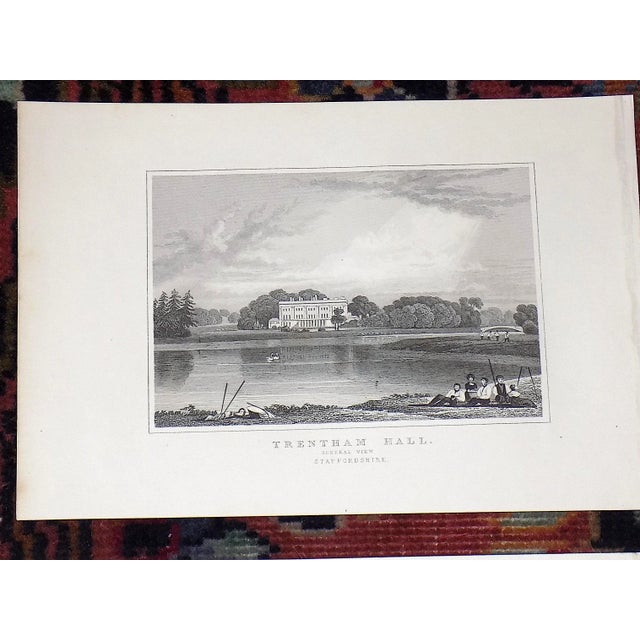 Realism Authentic Antique 19th C. English Architectural Engravings - Set of 4 For Sale - Image 3 of 7