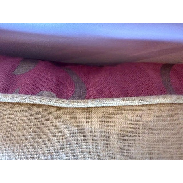 2020s Stenciled Linen Nomi Textile Pillow For Sale - Image 5 of 6