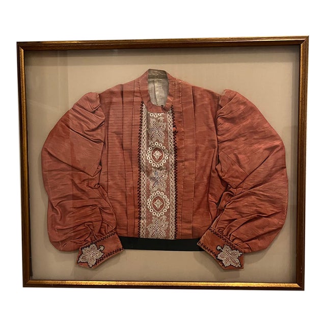 1890s Fashion Art in a Display Frame For Sale