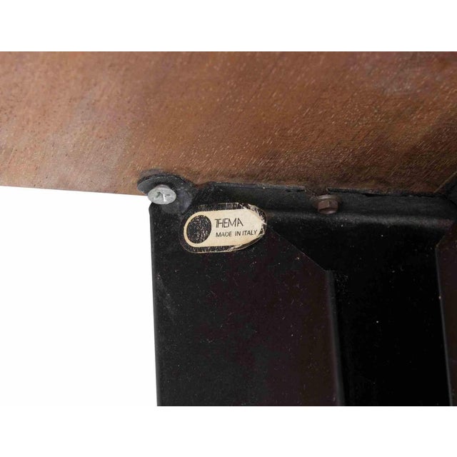 Gastone Rinaldi Wood and Lacquered Metal Coffee Table by Gastone Rinaldi, 1970s For Sale - Image 4 of 8