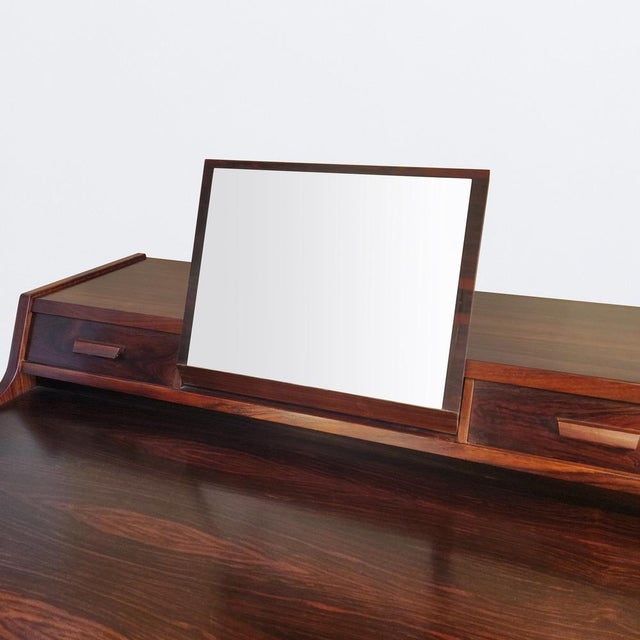 1960s Vintage Vanity Unit with Mirror by Arne Wahl Iversen for Vinde Møbelfabrik, 1960s For Sale - Image 5 of 9