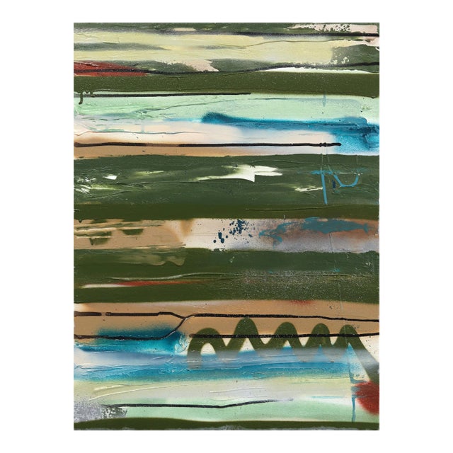 Set Sail - Soft Neutral Original Abstract Original Artwork by Amber Goldhammer For Sale