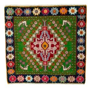 Hand-Knotted Shiraz Rug