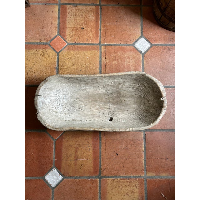 Antique Dough Bowl For Sale - Image 11 of 12