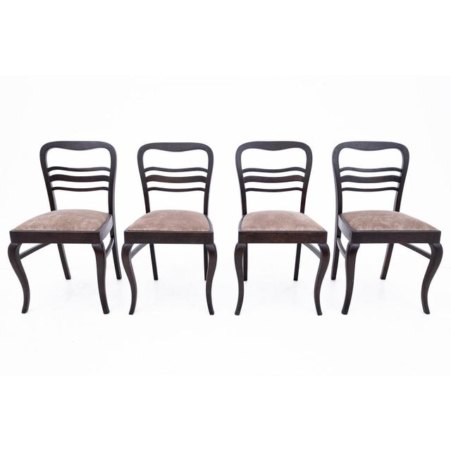 Vintage Polish Chairs, 1930s, Set of 4 For Sale - Image 10 of 10