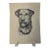 1940s Original Signed Graphite Illustration of Terrier Dog Portrait, 12 × 9 In. For Sale