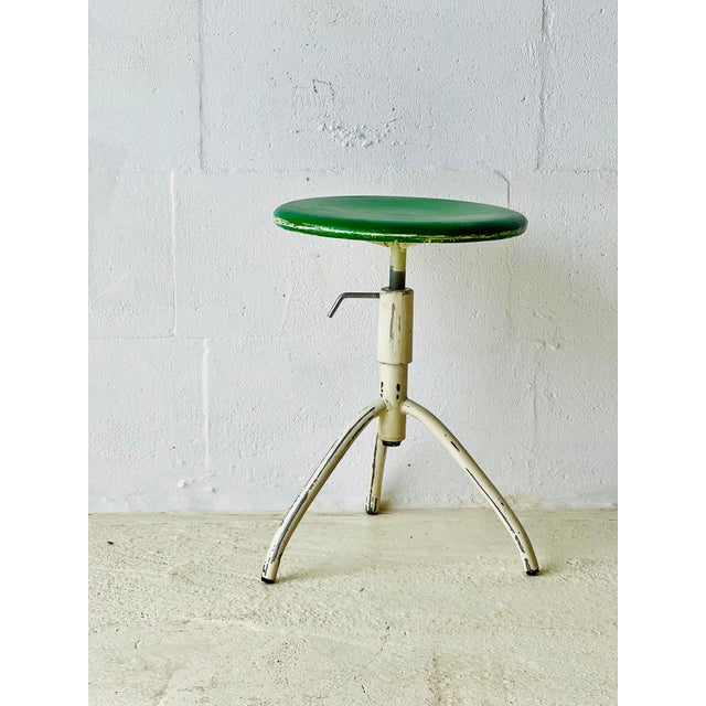 Industrial Vintage Industrial Stool, 1970s For Sale - Image 3 of 14