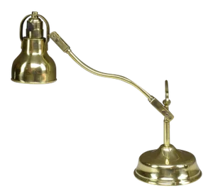 Early 20th Century French Brass Desk Lamp
