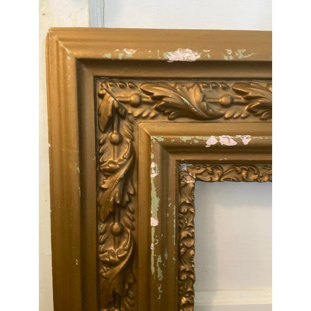 Vintage Large Gilded Frame For Sale - Image 11 of 11