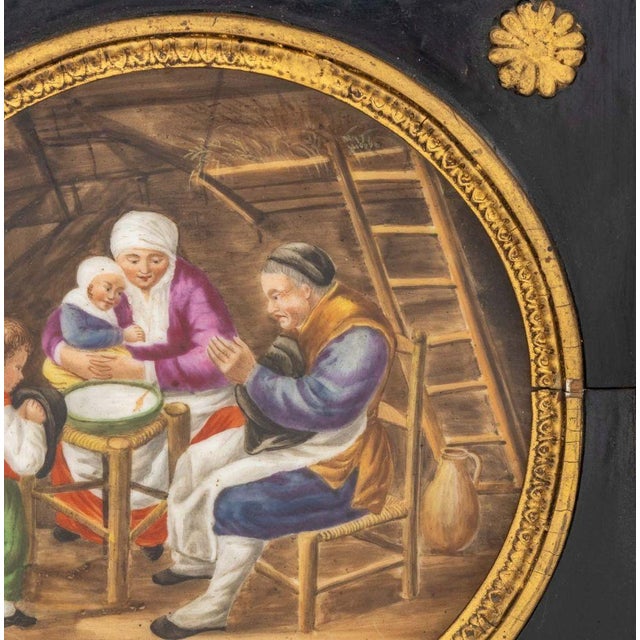 Continental Painted Porcelain Plaques, Pair For Sale In New York - Image 6 of 9