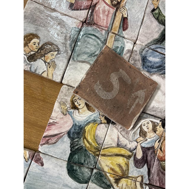 Painting of the Holy Trinity, 1950, Ceramic For Sale - Image 11 of 14