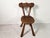 Brown Rustic French Oak Side Chair in the style of Alexandre Noll, 1950s For Sale - Image 8 of 12