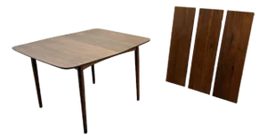 Mid Century Modern Walnut Dining Table