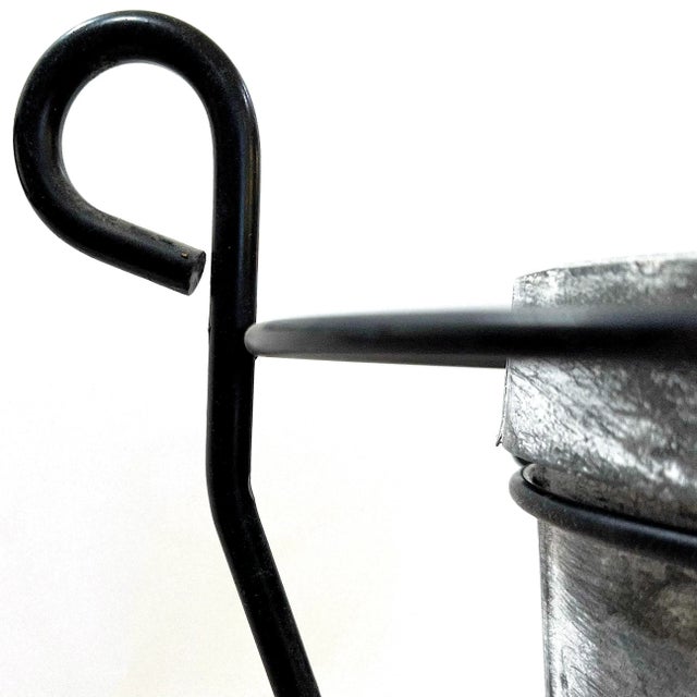 Metal 1950's Cowboy Lucky Horseshoe Plant Stands - Pair For Sale - Image 7 of 12