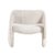 Pasargad Home Zarina Modern Accent Chair, Ivory For Sale - Image 4 of 8